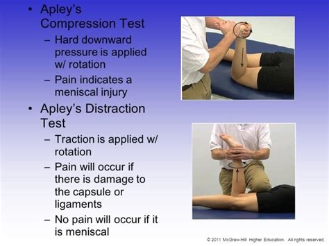 knee cap compression test|apley compression and distraction test.